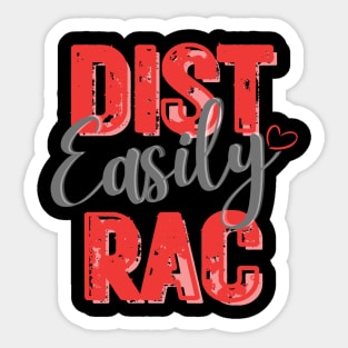 Easily Distrac Sticker